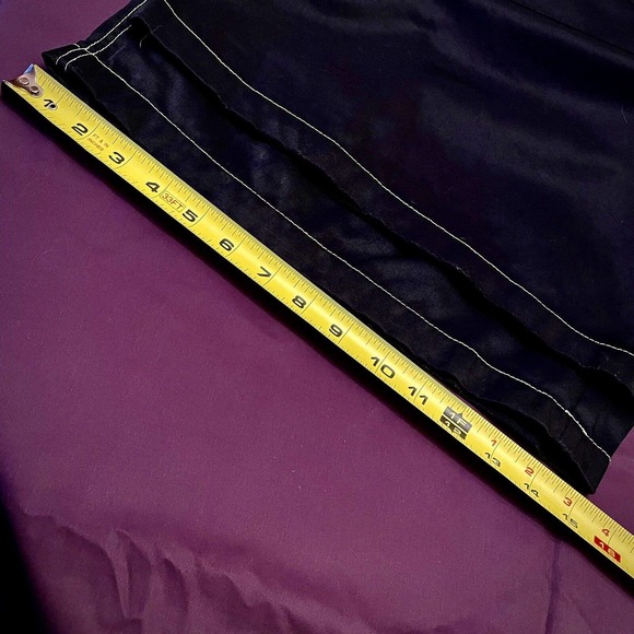 SUPER RARE Vintage Macgear 90s Rave Overalls - Black With Green Stitching Unisex - Picture 15 of 15